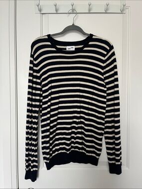 Frank and Oak Striped Knit Sweater